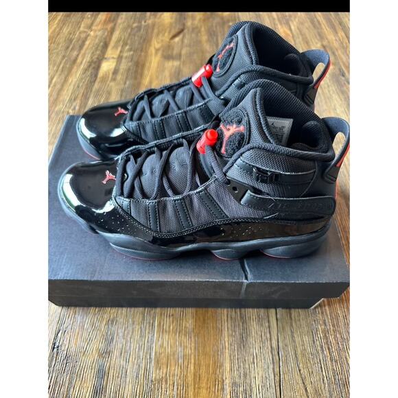 JORDAN 6 RINGS  Men – Black/Infared 23-black 322922-066